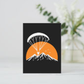 Paramotoring Retro  Briefkaart (Staand voorkant)