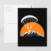 Paramotoring Retro  Briefkaart (Voorkant / Achterkant)