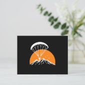 Paramotoring Retro Briefkaart (Staand voorkant)