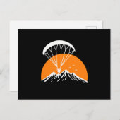 Paramotoring Retro Briefkaart (Voorkant / Achterkant)