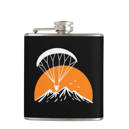 Paramotoring Retro Heupfles (Voorkant)