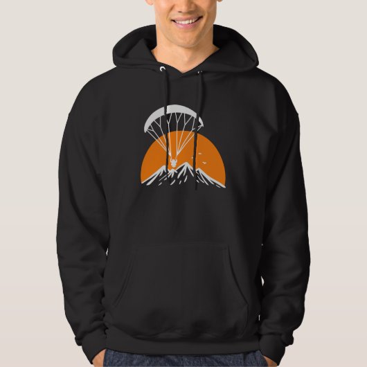 Paramotoring Retro Hoodie (Voorkant)