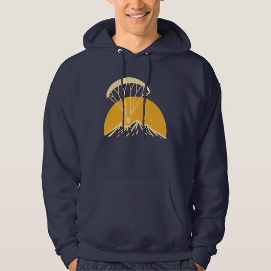 Paramotoring Retro Hoodie (Voorkant)