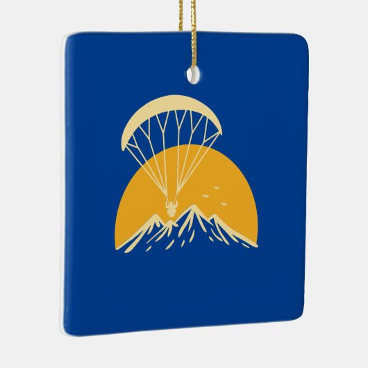 Paramotoring Retro Keramisch Ornament (Rechts)