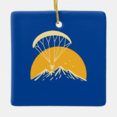 Paramotoring Retro Keramisch Ornament (Voorkant)