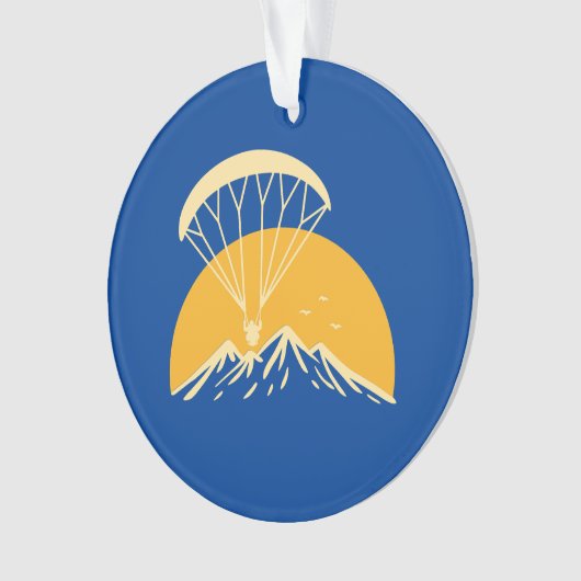 Paramotoring Retro Ornament (voorkant)