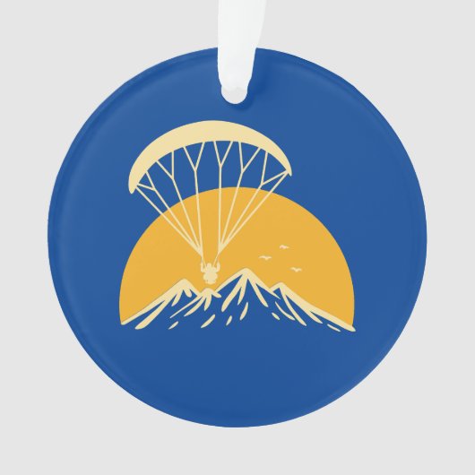 Paramotoring Retro Ornament (voorkant)
