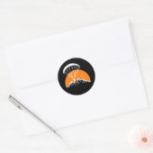 Paramotoring Retro  Ronde Sticker (Envelop)