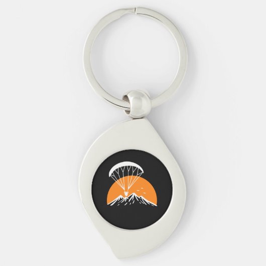 Paramotoring Retro Sleutelhanger (Voorkant)