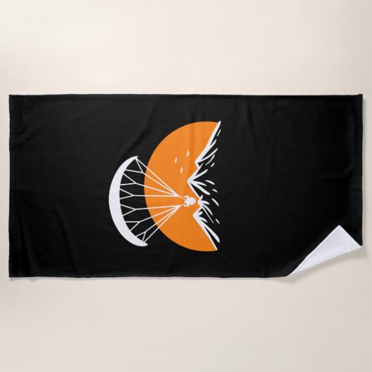 Paramotoring Retro  Strandlaken (Voorkant)