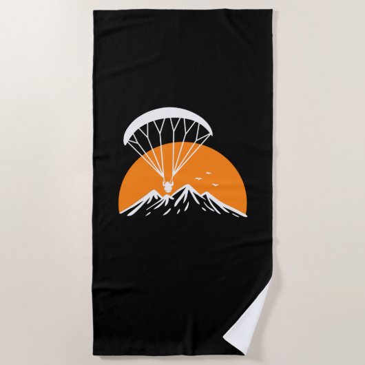 Paramotoring Retro  Strandlaken (Voorkant)