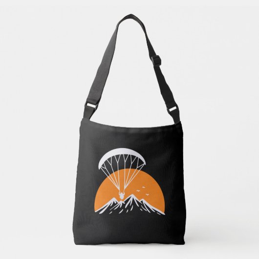 Paramotoring Retro Vintage Crossbody Tas (Voorkant)