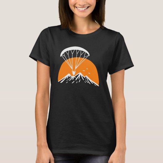 Paramotoring Retro Vintage T-shirt (Voorkant)
