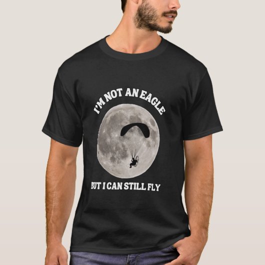 Paramotoring Vlucht Paramotor Piloot Vliegen met e T-shirt (Voorkant)