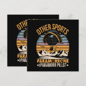 Paramotorpiloot Paramotoring (Voorkant / Achterkant)