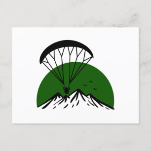 Paramotorretro briefkaart