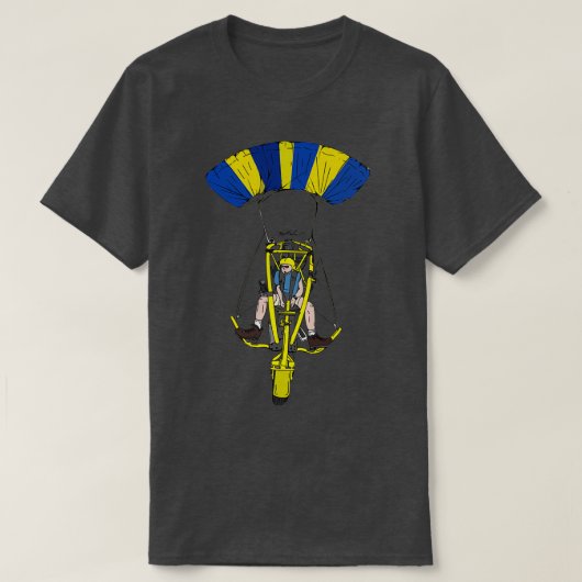 Paramotortrike Powrachute Pegasus T-shirt (Design voorkant)