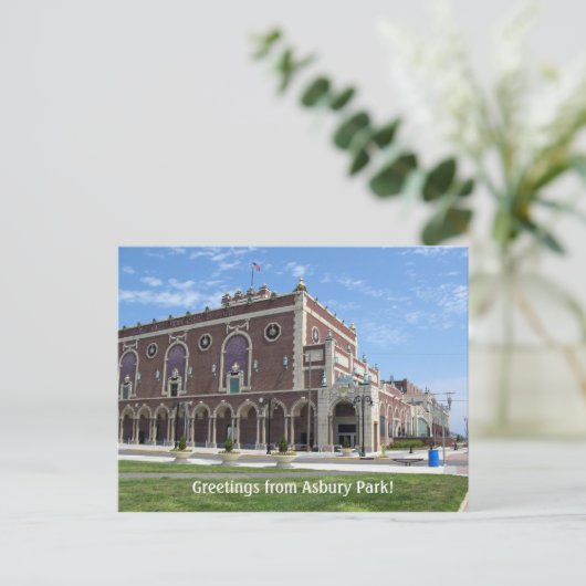 Paramount Theater in Asbury Park, NJ Briefkaart (Staand voorkant)