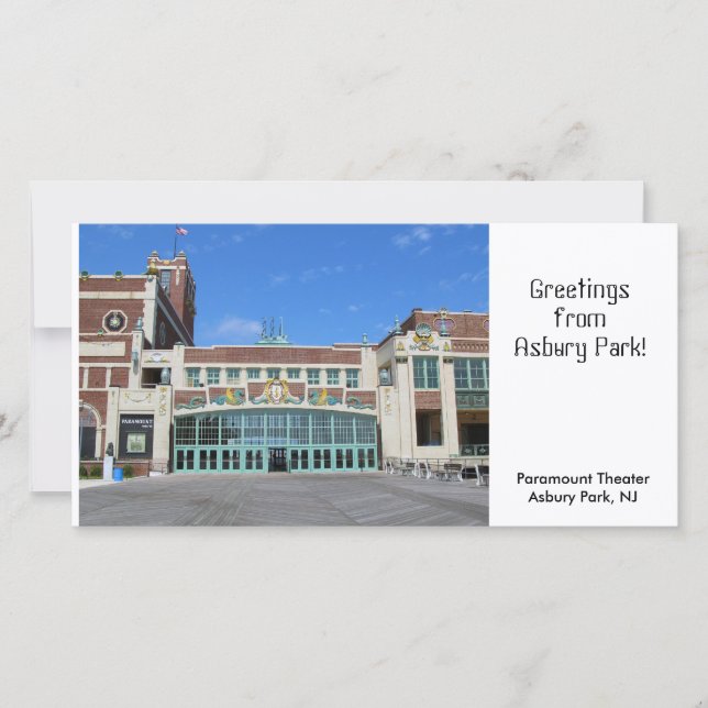 Paramount Theater/Theater Asbury Park NJ (Voorkant)