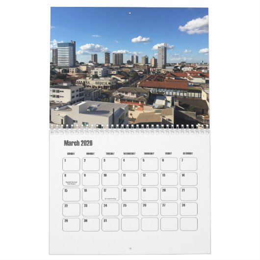 Paraná-Brazilië Kalender (Mar 2026)