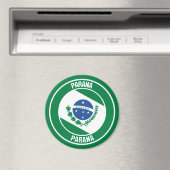 Paraná Round Emblem Magneet (Insitu (Vaatwasser))