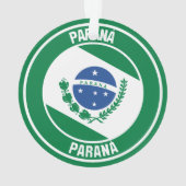 Paraná Round Emblem Ornament (achterkant)
