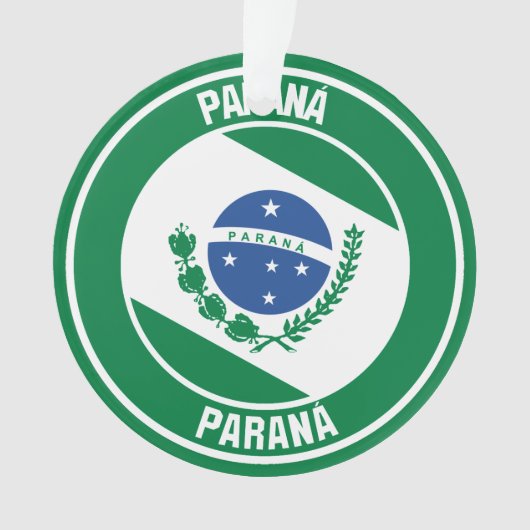 Paraná Round Emblem Ornament (voorkant)