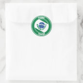 Paraná Round Emblem Ronde Sticker (Tas)