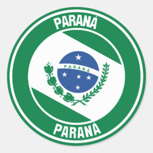 Paraná Round Emblem Ronde Sticker
