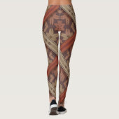 Parang Floral Weave | Batik Motif Leggings (Achterkant)