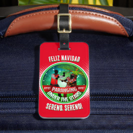 Parang Sereno Feliz Navidad over RED Bagagelabel