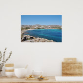 Paranga Beach - Mykonos - Poster (Keuken)
