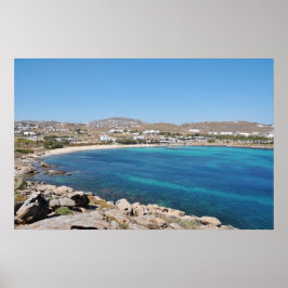 Paranga Beach - Mykonos - Poster