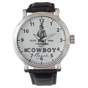 Paranisch cowboy horloge