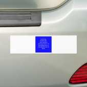 paranoia grap bumpersticker (Op auto)