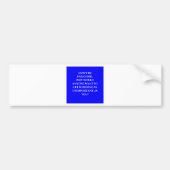 paranoia grap bumpersticker (Voorkant)