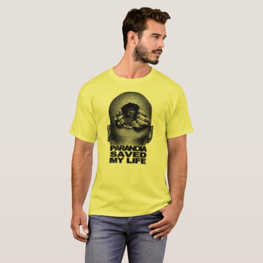 Paranoia redde mijn leven, nieuwe trend, cadeau id t-shirt (Voorkant volledig)