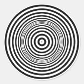 Paranoia Ronde Sticker (Voorkant)