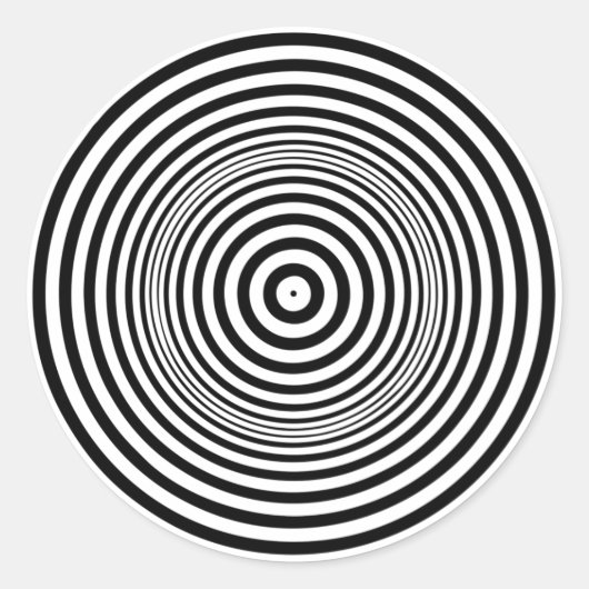 Paranoia Ronde Sticker (Voorkant)