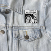  paranoia vierkante button 5,1 cm (In situ)