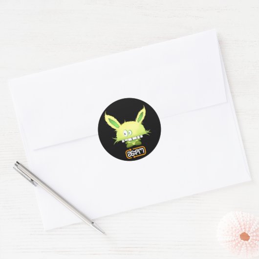 "Paranoid Chomper" Sticker (Envelop)