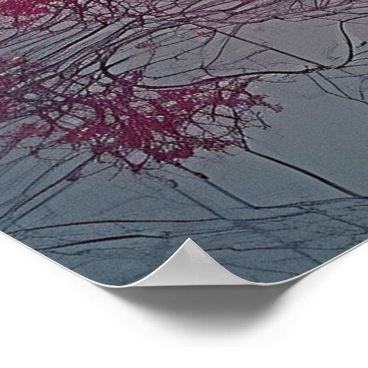 Paranoïde Android - Dynamische surrealistische kun Poster (Hoek)