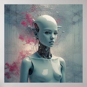 Paranoïde Android - Dynamische surrealistische kun Poster