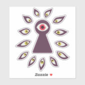 Paranoïde angst spionage sticker (Vel)