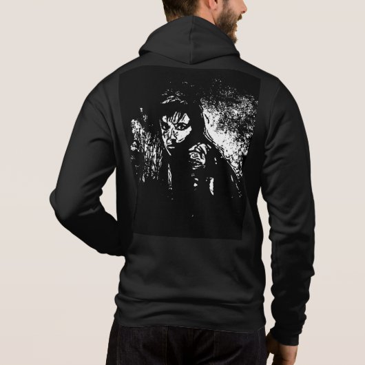 Paranoïde dag hoodie (Achterkant)