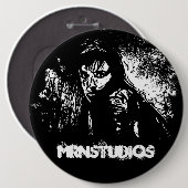 Paranoïde dag ronde button 6,0 cm (Voorkant /achterkant)