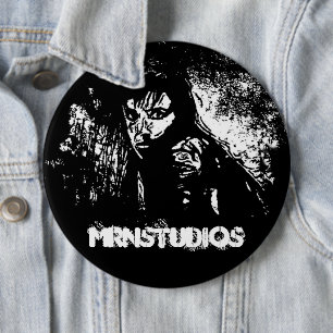 Paranoïde dag ronde button 6,0 cm