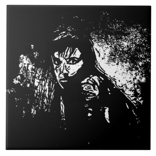 Paranoïde dag tegeltje (Voorkant)