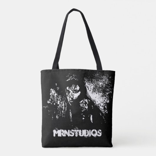 Paranoïde dag tote bag (Achterkant)