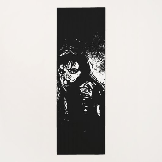 Paranoïde dag yogamat (Achterkant)